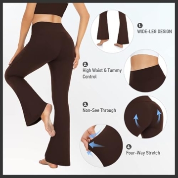MOREFEEL Flare Yoga Pants for Women Comfortable Stylish Activewear
