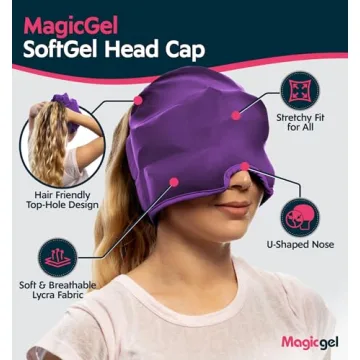 Magic Gel Migraine Ice Head Wrap for Headache Relief