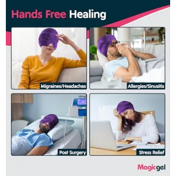 Magic Gel Migraine Ice Head Wrap for Headache Relief