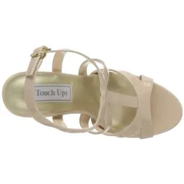 Touch Ups Women’s Queenie Platform Sandal in Nude Patent