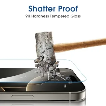iPhone 16 Pro Screen Protector with Auto-Alignment
