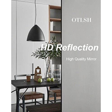 Otlsh Arched Full Length Floor Mirror Stylish Versatile