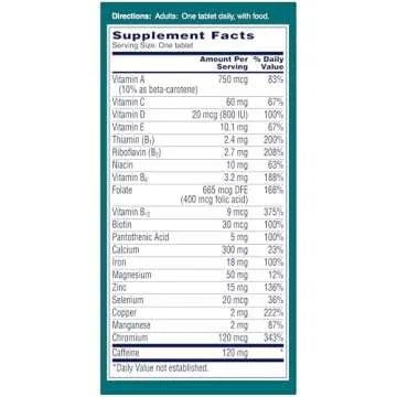 One A Day Women's Active Metabolism Multivitamin 50 Count