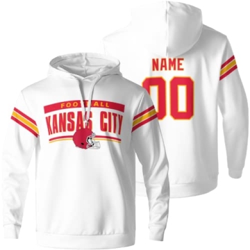 ANTKING Kansas Hoodies Customized Personalized Apparel Any Name Any Number Gifts for Men Kids Fans