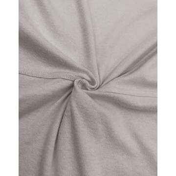 Floral Find Women's Long Sleeve Lapel Half Zip Up Sweatshirt Solid Stylish Loose Fit Casual Pullover Tops Grey