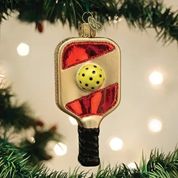 Old World Christmas Pickleball Paddle Ornament for Tree