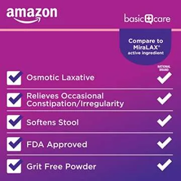 Amazon Basic Care ClearLax Unflavored Powder Laxative