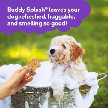 Buddy Splash Spritzer & Conditioner for Dog Grooming, Lavender & Mint, 16 oz. Bottle