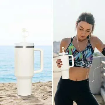 4 Pcs Straw Covers for Stanley Cup 40-20 oz, 0.4 inches Silicone Straw Cover Caps, Stanley Cups Accessories, Dust-proof and leak-proof