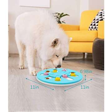 SCIROKKO Dog Puzzle Toy - Dog Smart Beginner - Stimulating Interactive Treat Dispensing Game Toy Box for Puppy Dogs, Advanced Slow Feeder to Improved Dog's IQ