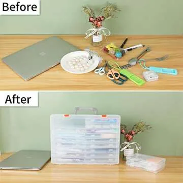 Durable Gbivbe Photo Storage Box for 1800 Pictures