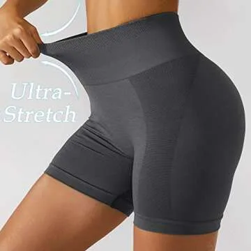 SZKANI Butt Lifting Workout Shorts for Women - Peach Butt Design