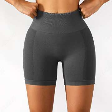 SZKANI Butt Lifting Workout Shorts for Women - Peach Butt Design