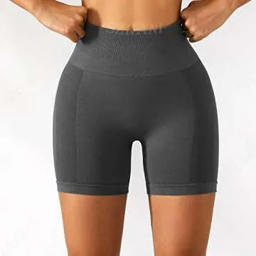 SZKANI Butt Lifting Workout Shorts for Women - Peach Butt Design