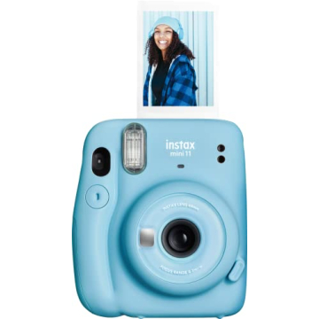 Fujifilm Instax Mini 11 – Sky Blue Instant Camera