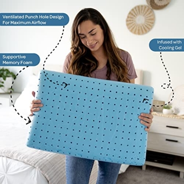 Cooling Memory Foam Pillows for Comfort & Support