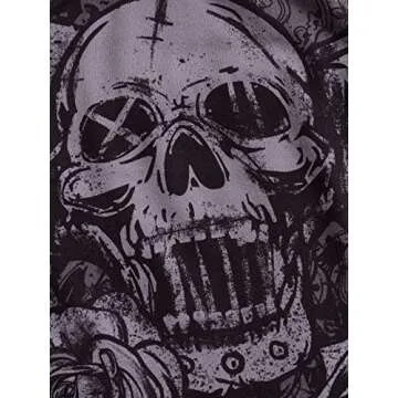 SOLY HUX Skull Floral Tube Crop Top Sleeveless Women