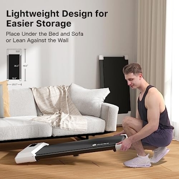 DeerRun Portable Walking Pad Treadmill for Home Office