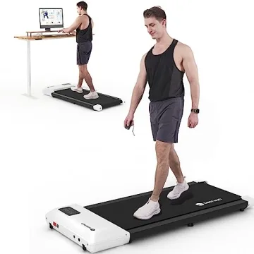 DeerRun Portable Walking Pad Treadmill for Home Office
