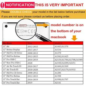 VAESIDA MacBook 12 Inch Retina Case with Keyboard Cover