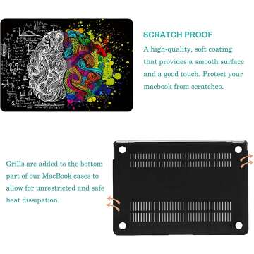 VAESIDA MacBook 12 Inch Retina Case with Keyboard Cover