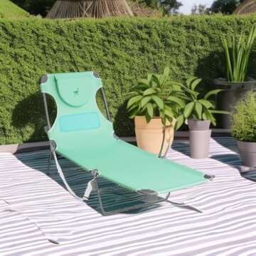 Ostrich Ladies Comfort Lounger with Chest Support for Outdoor Relaxation