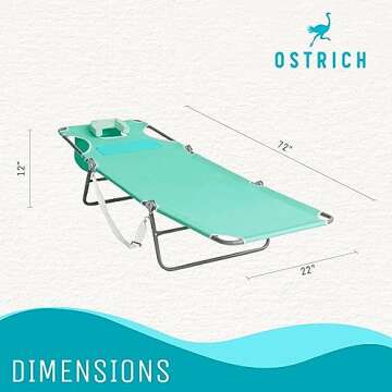 Ostrich Ladies Comfort Lounger – Portable Outdoor Chair