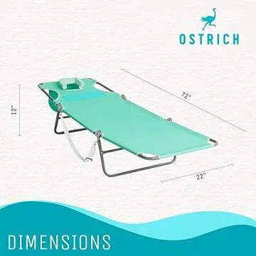 Ostrich Ladies Comfort Lounger – Portable Outdoor Chair