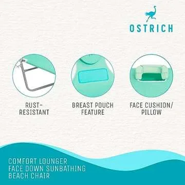 Ostrich Ladies Comfort Lounger – Portable Outdoor Chair