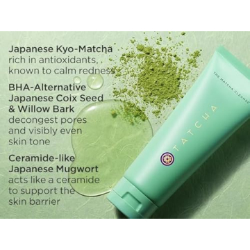 TATCHA Matcha Cleanse Gel Cleanser for Radiant Skin