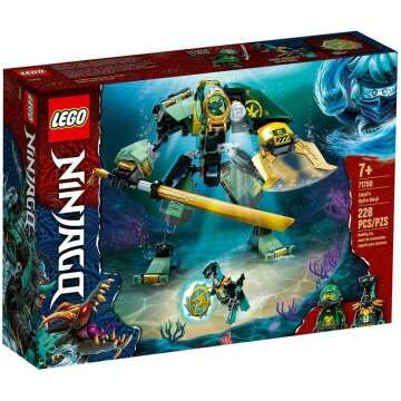 LEGO NINJAGO Lloyd’s Hydro Mech 71750 Building Kit, Underwater Playset with NINJAGO Lloyd and Mech...