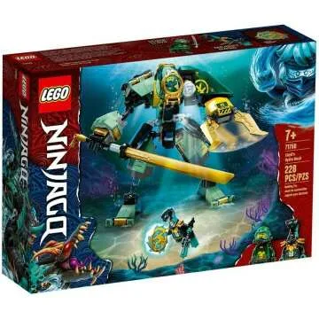 LEGO NINJAGO Lloyd’s Hydro Mech 71750 Building Kit, Underwater Playset with NINJAGO Lloyd and Mech...