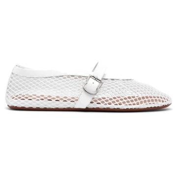 VOLEECE Women's Mesh Ballet Flats | Comfortable Mary Jane Style Shoes for Summer 2023