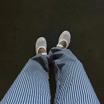 VOLEECE Women's Lightweight Mesh Ballet Flats for Summer