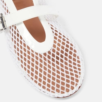 VOLEECE Women's Lightweight Mesh Ballet Flats for Summer