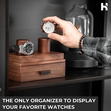Holme & Hadfield Premium Wooden Watch Display Case