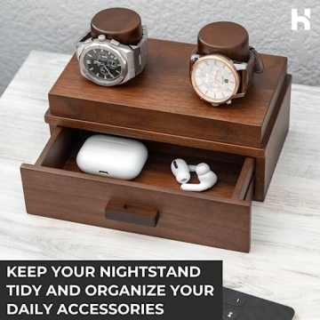 Holme & Hadfield Premium Wooden Watch Display Case