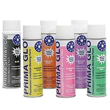Prima Tech PRIMA GLO Spray Identification Sorting Livestock 500ml Florescent Purple Marking