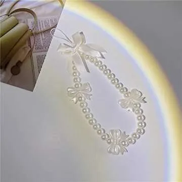 Showkanbay Phone Charms - Pink Aesthetic Love Chain Lanyard