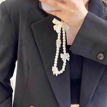 Showkanbay Phone Charms - Pink Aesthetic Love Chain Lanyard