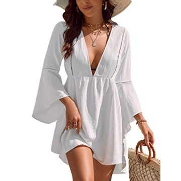 Stylish Blooming Jelly Beach Coverup for Women