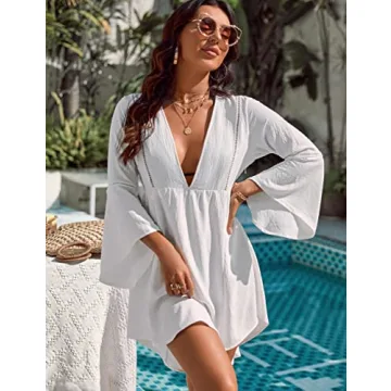 Stylish Blooming Jelly Beach Coverup for Women