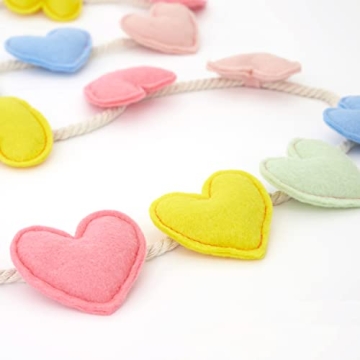 Meri Meri Felt Heart Party Banner for Joyful Decor