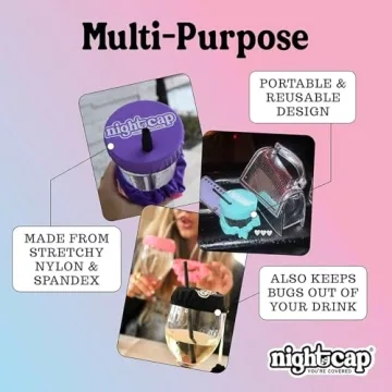 Nightcap Drink Cover Scrunchie - Stylish Safety Accessory