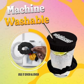 Nightcap Drink Cover Scrunchie - Stylish Safety Accessory