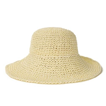 Sydbecs Women's Sun Hats Wide Brim UPF50+ Foldable