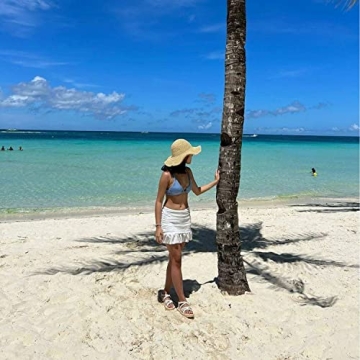 Sydbecs Women's Sun Hats Wide Brim UPF50+ Foldable