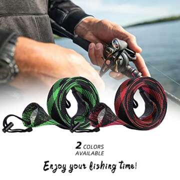 SF XL Casting Rod Socks for Up to 8FT Rods - 2PCS