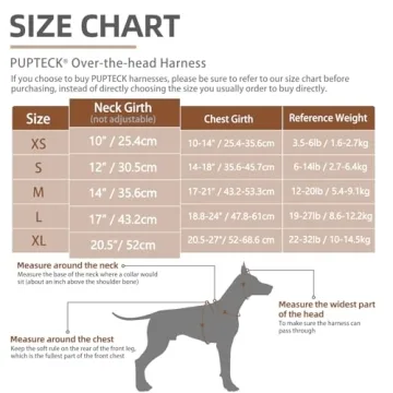 PUPTECK Soft Mesh Dog Harness Leash Set - Stylish Comfort