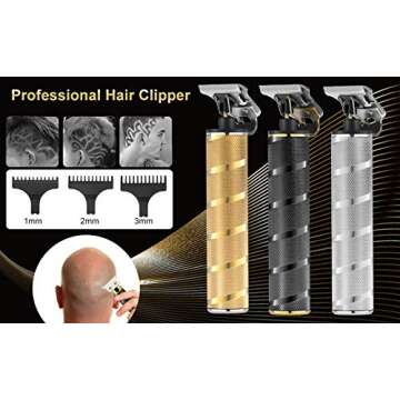 SURKER Waterproof Rechargeable Clippers for Men